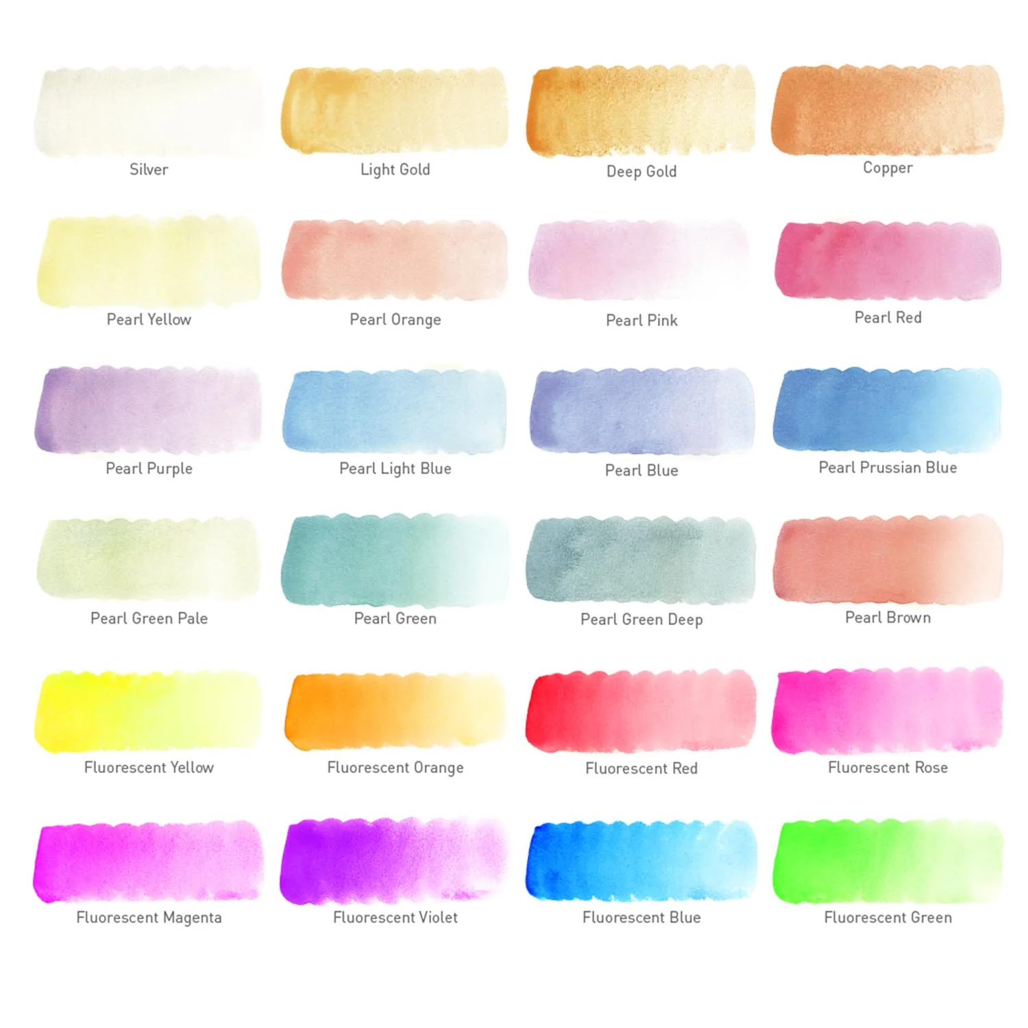 Sakura Koi Acuarela + Waterbrush 24 Colores 4M +8F +12P