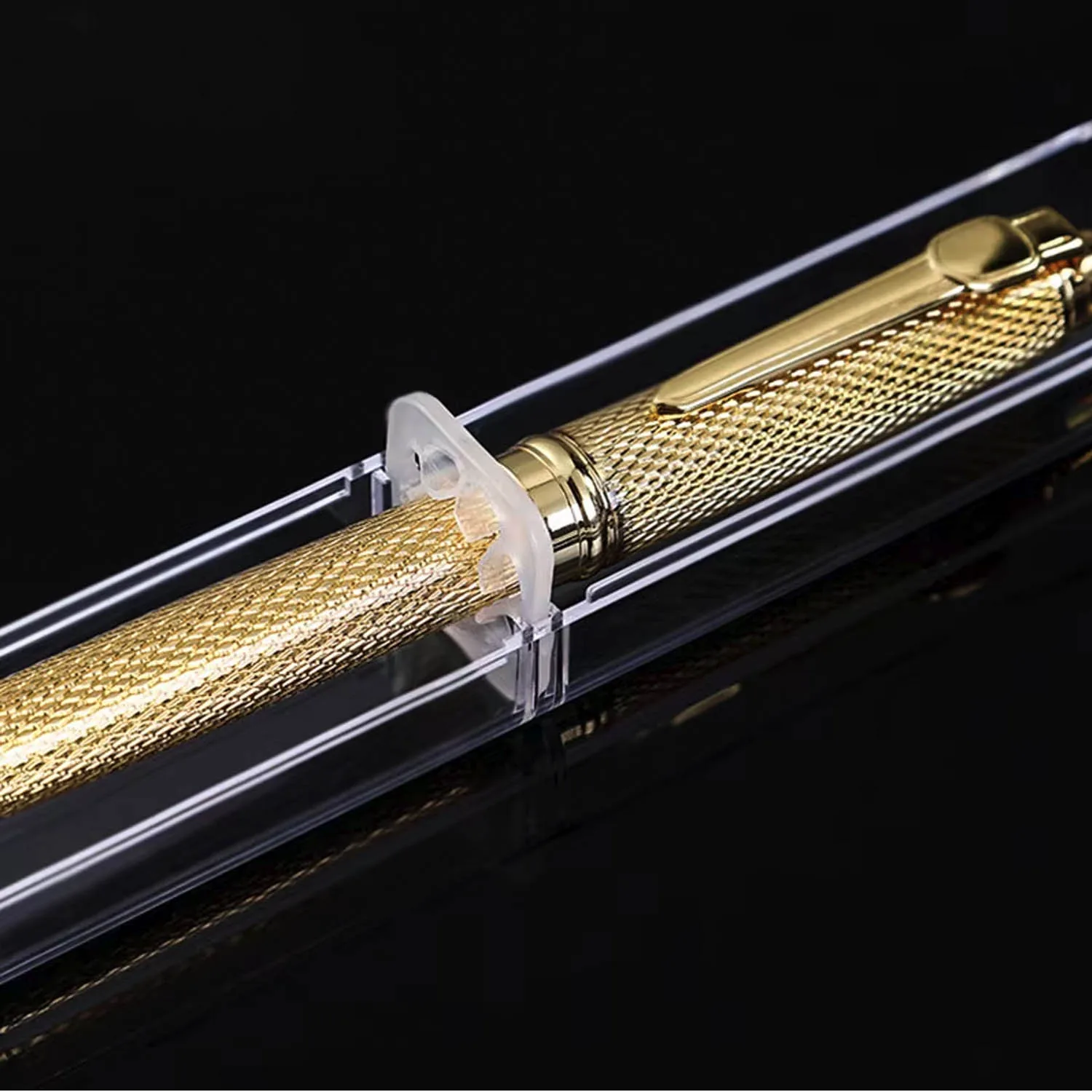 Estuche Acrilico Cuadrado Renart para Lápiz 15.5x2.5x2.5cm Transparente