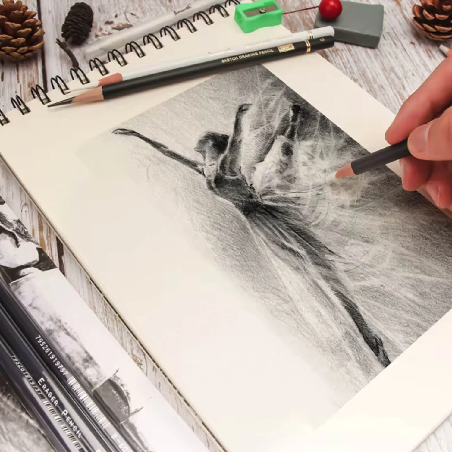 Goma de Borrar Tipo Lapiz 6 Unidades