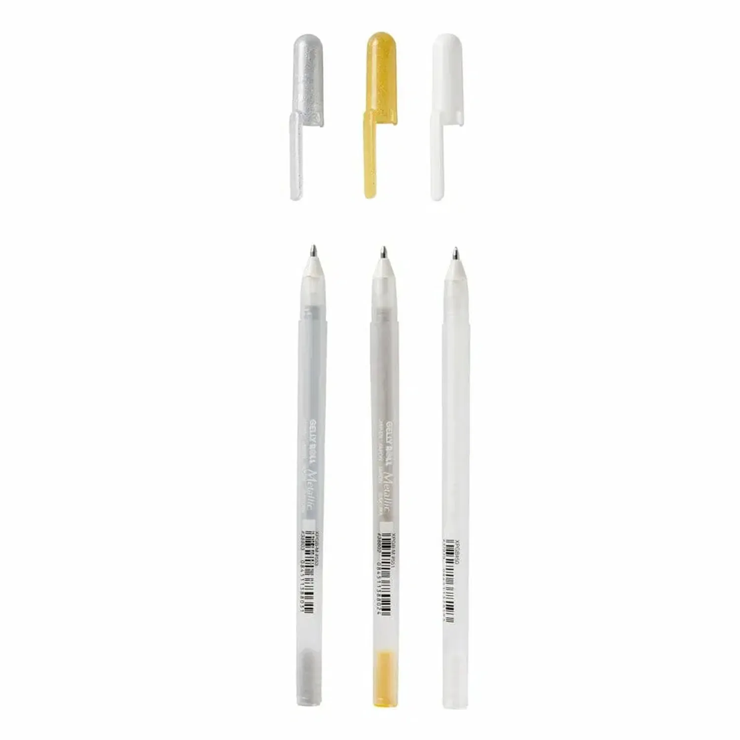 Lapiz Gel Gelly Roll Sakura 3 Colores (Oro, plata y blanco)