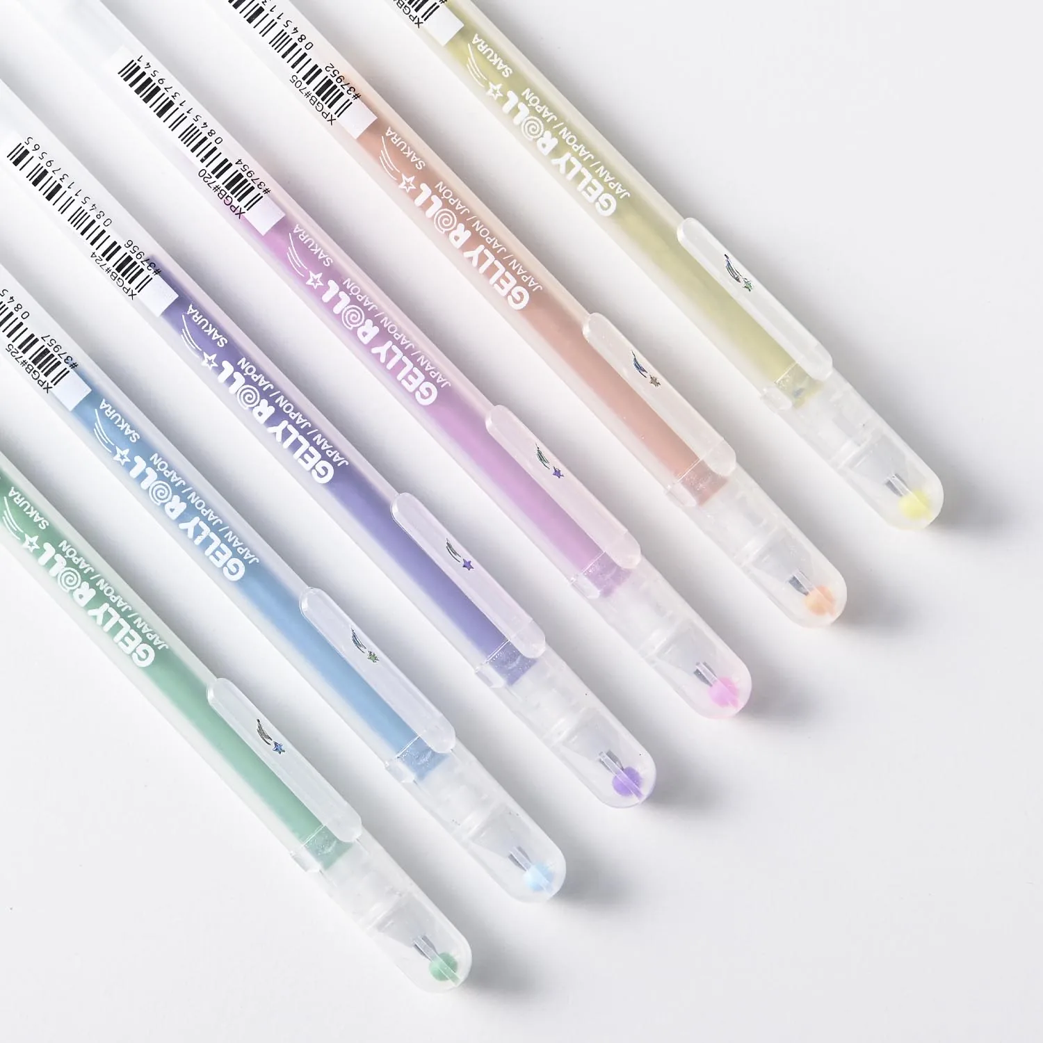 Lapiz Gel Gelly Roll Sakura 6 Colores Stardust