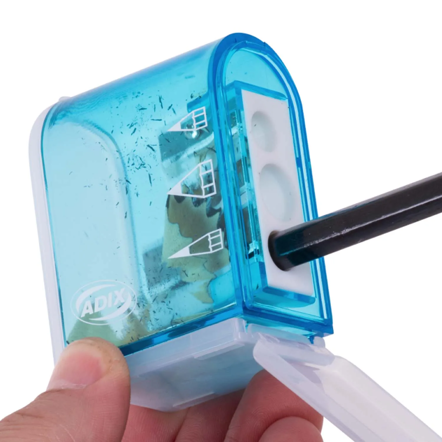 Sacapunta Triple Adix con Contenedor