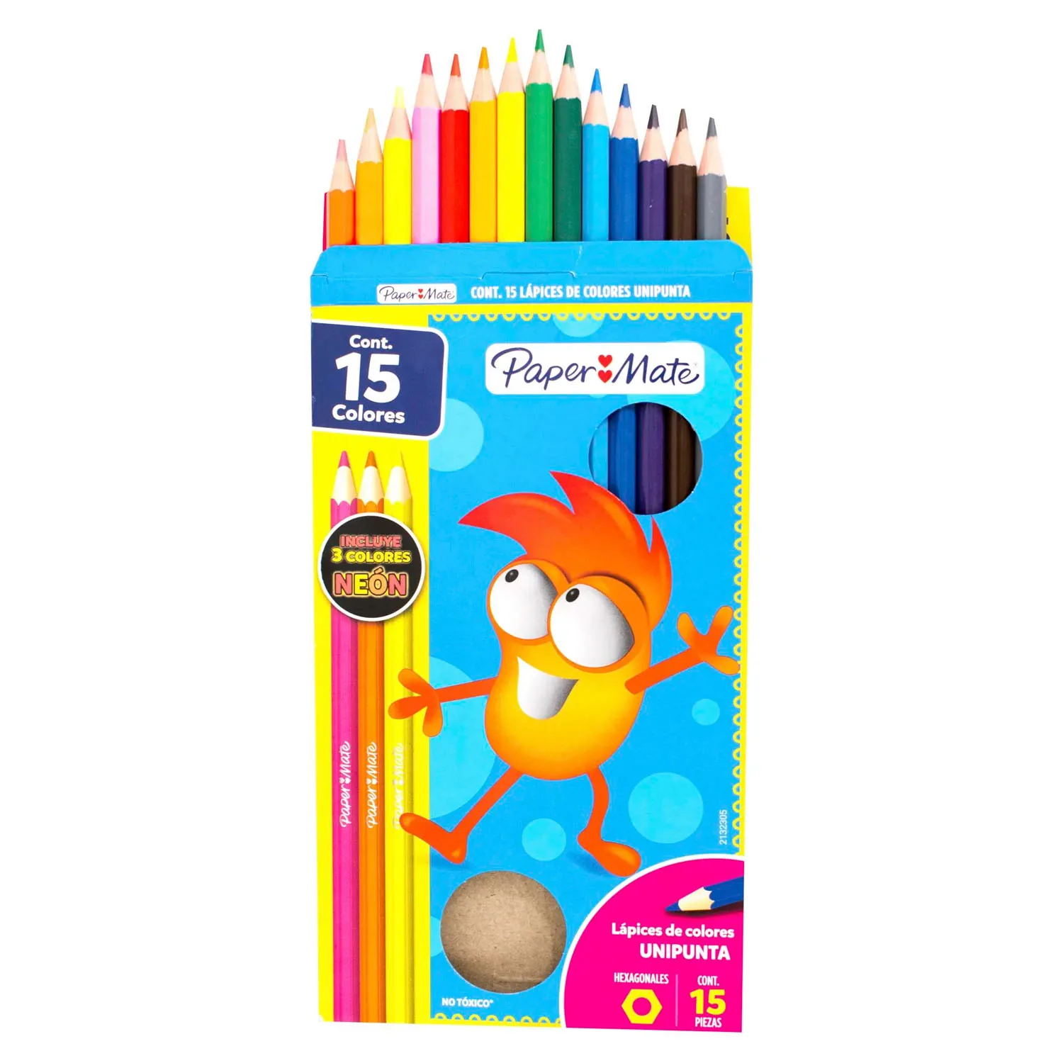 Set de 12 lápices de colores + 3 Grafitos HB