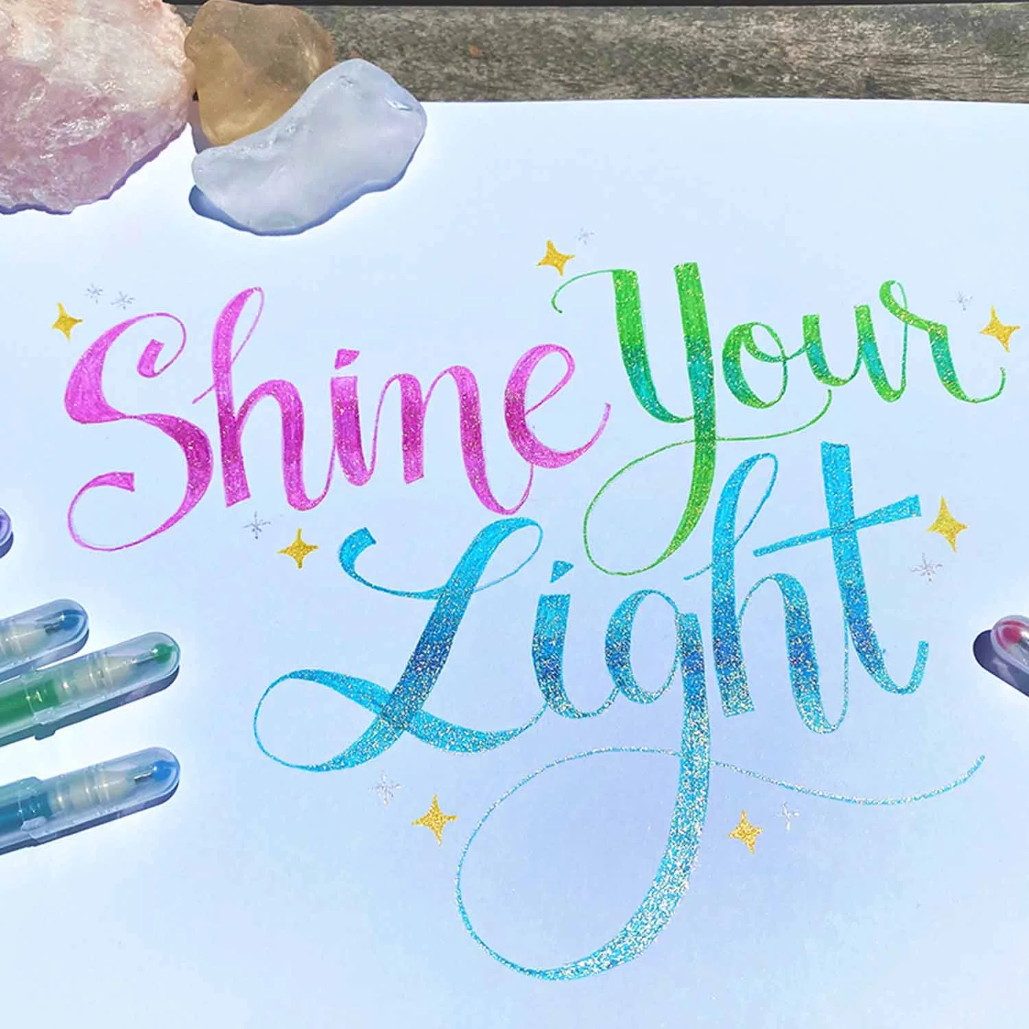 Lápices gel Gelly Roll Stardust