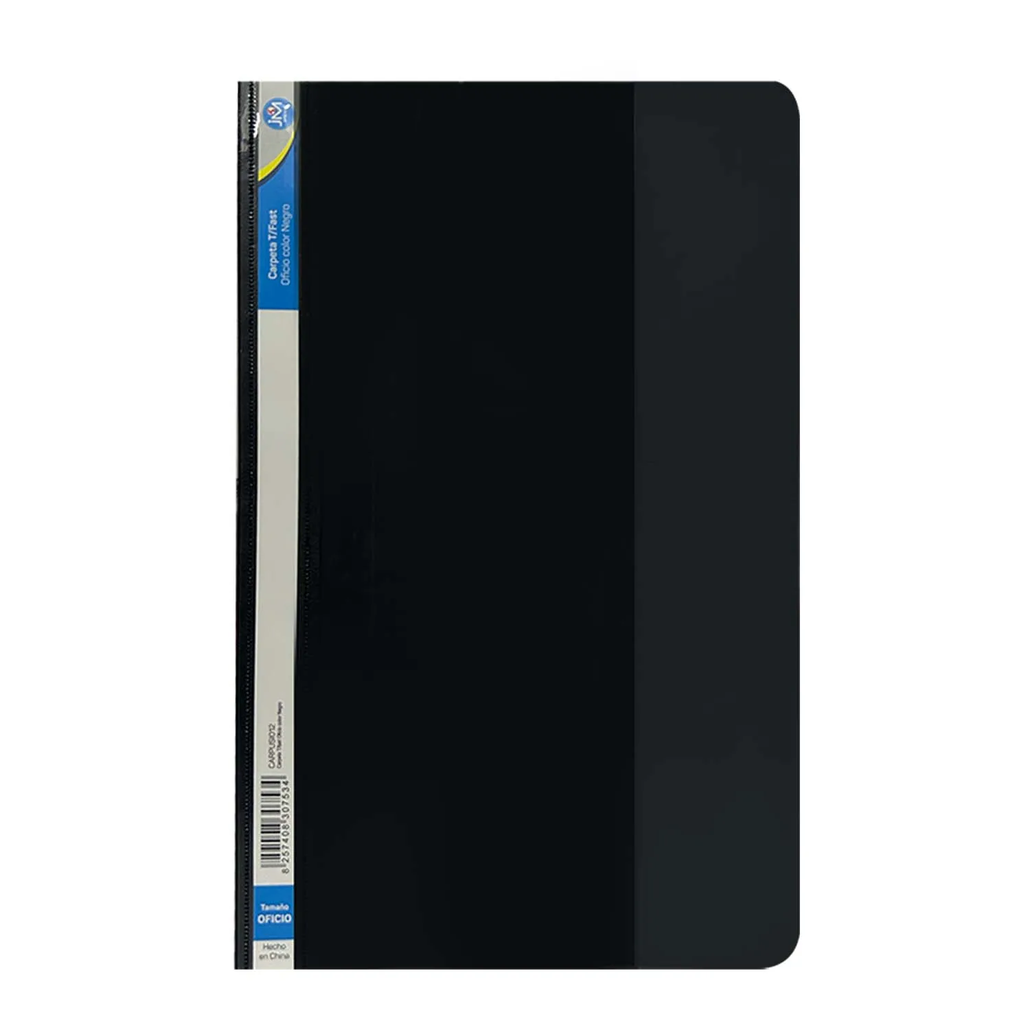 Carpeta con Tapa Transparente JM Negra Oficio (35x22cm)