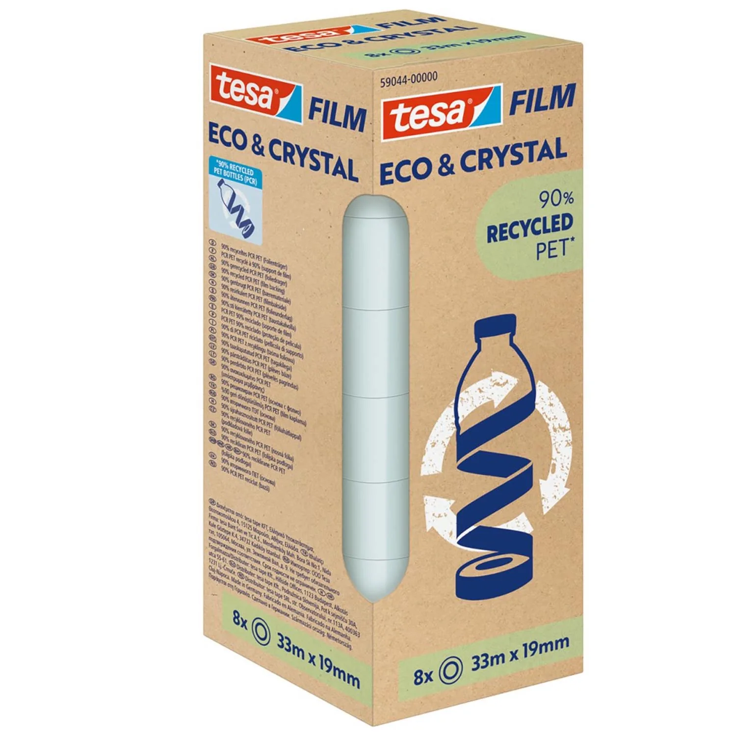 [59044] Cinta Tesa Eco & Premium Tower 33m x 19mm (8 Unidades)