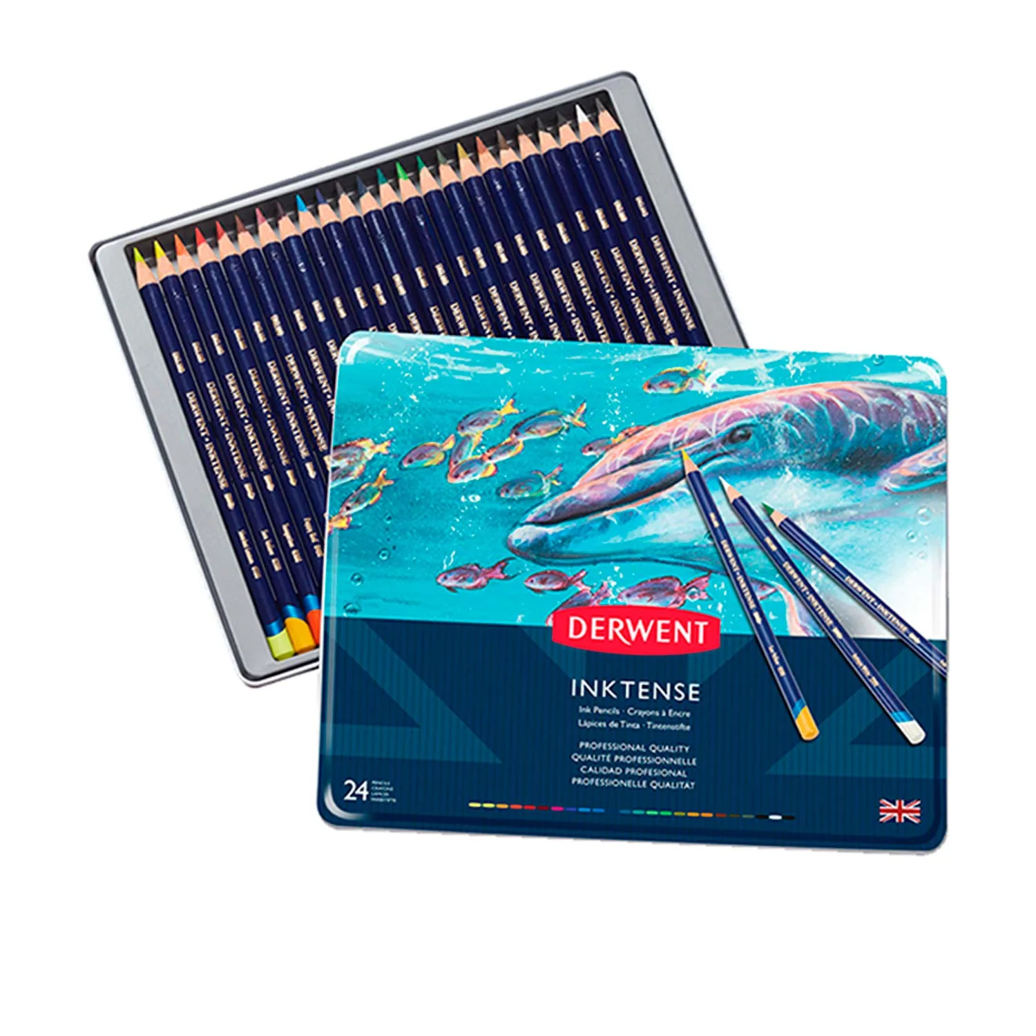 [0700929] Lápices Acuarelables Derwent Inktense (24 colores)