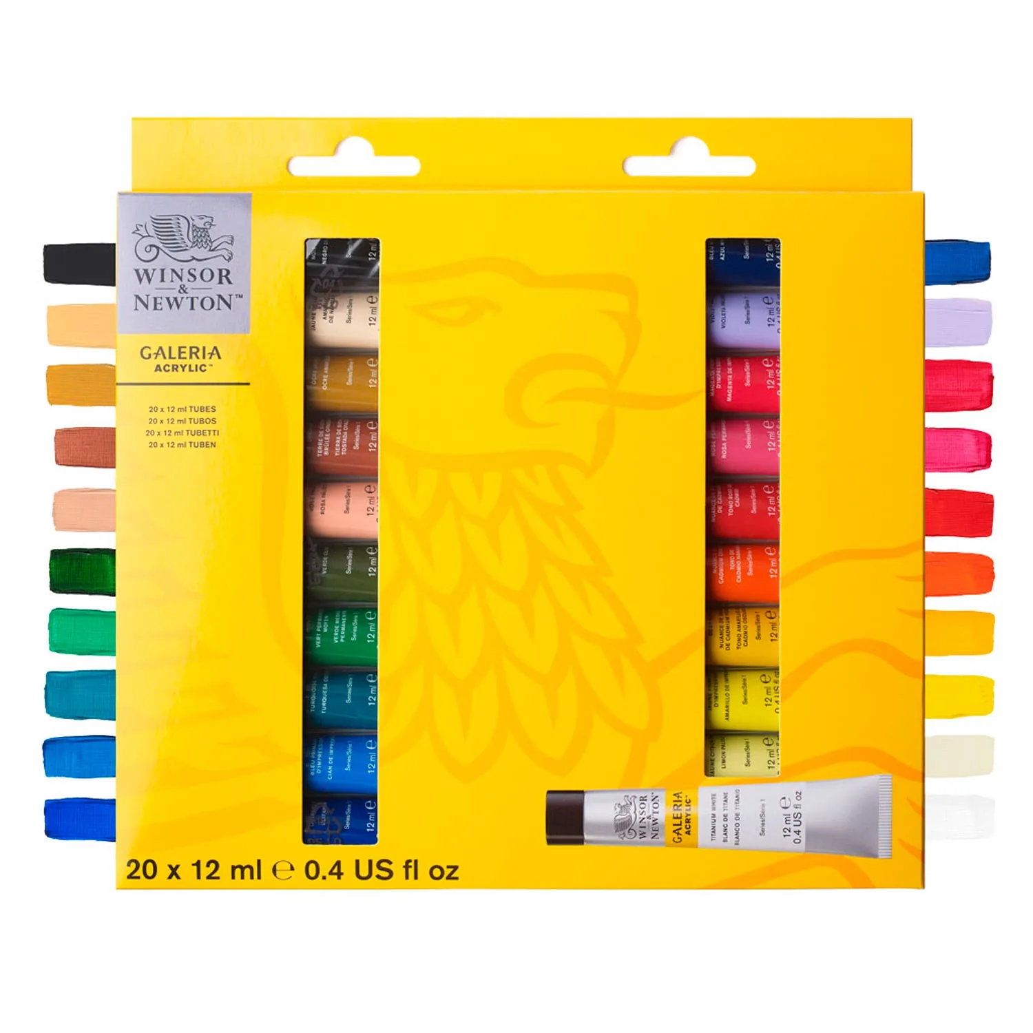 Set Inicial Acrílico Galería Winsor & Newton 20x12ml