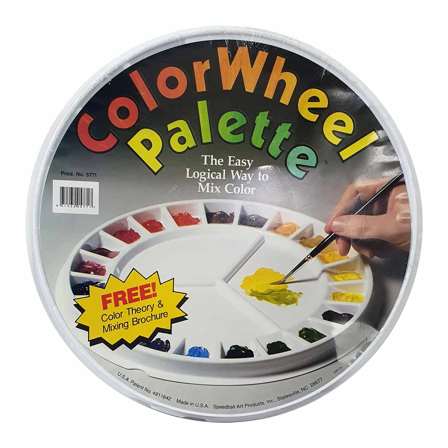 Paleta Mezcladora Speedball Rueda de Colores