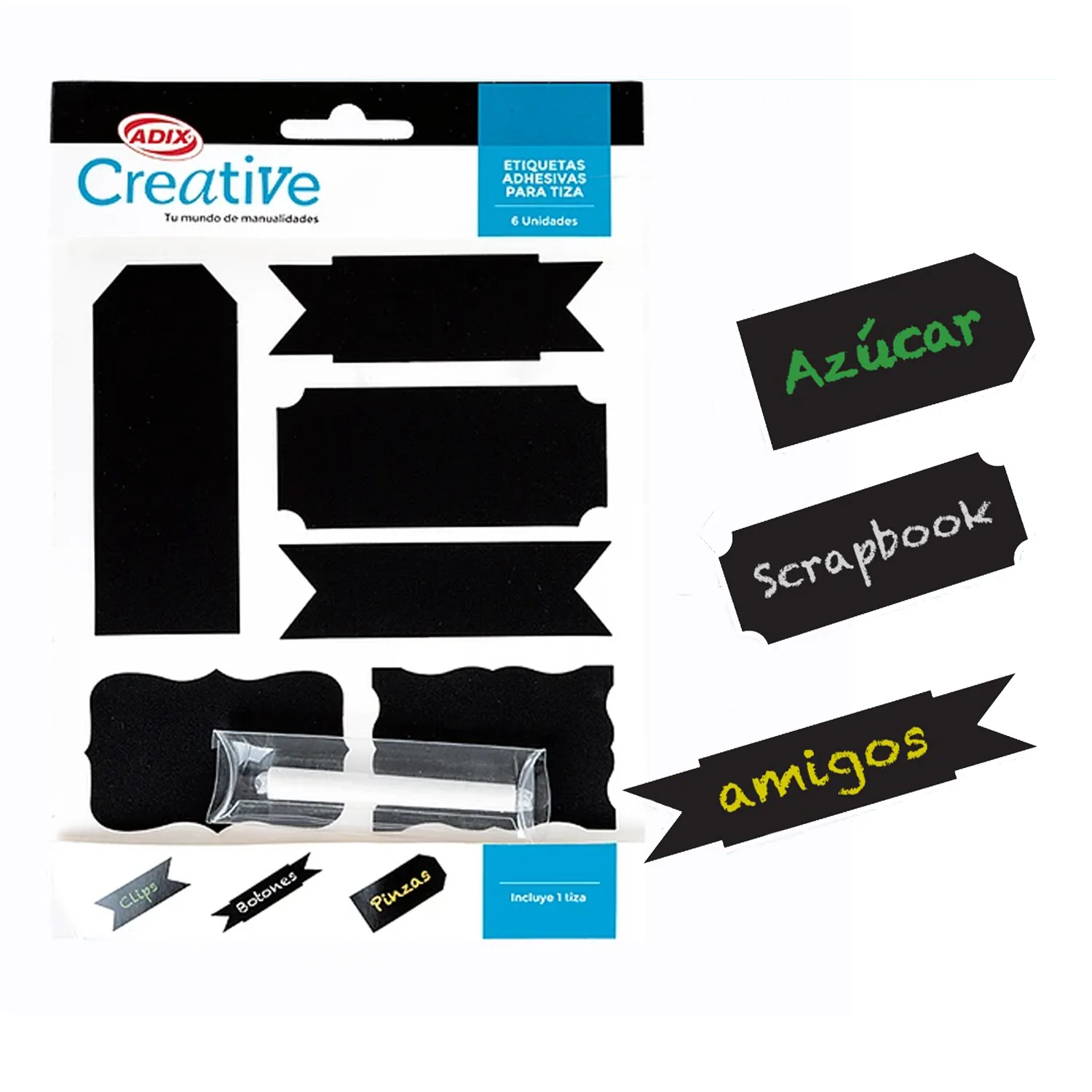 [C911002] Etiqueta Adhesiva para Tiza Adix