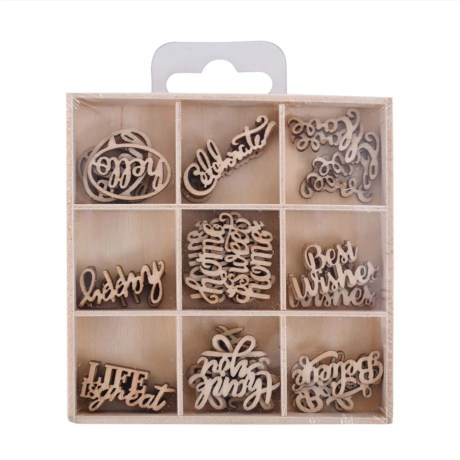 Set de Palabras en Madera Adix 45 ud.