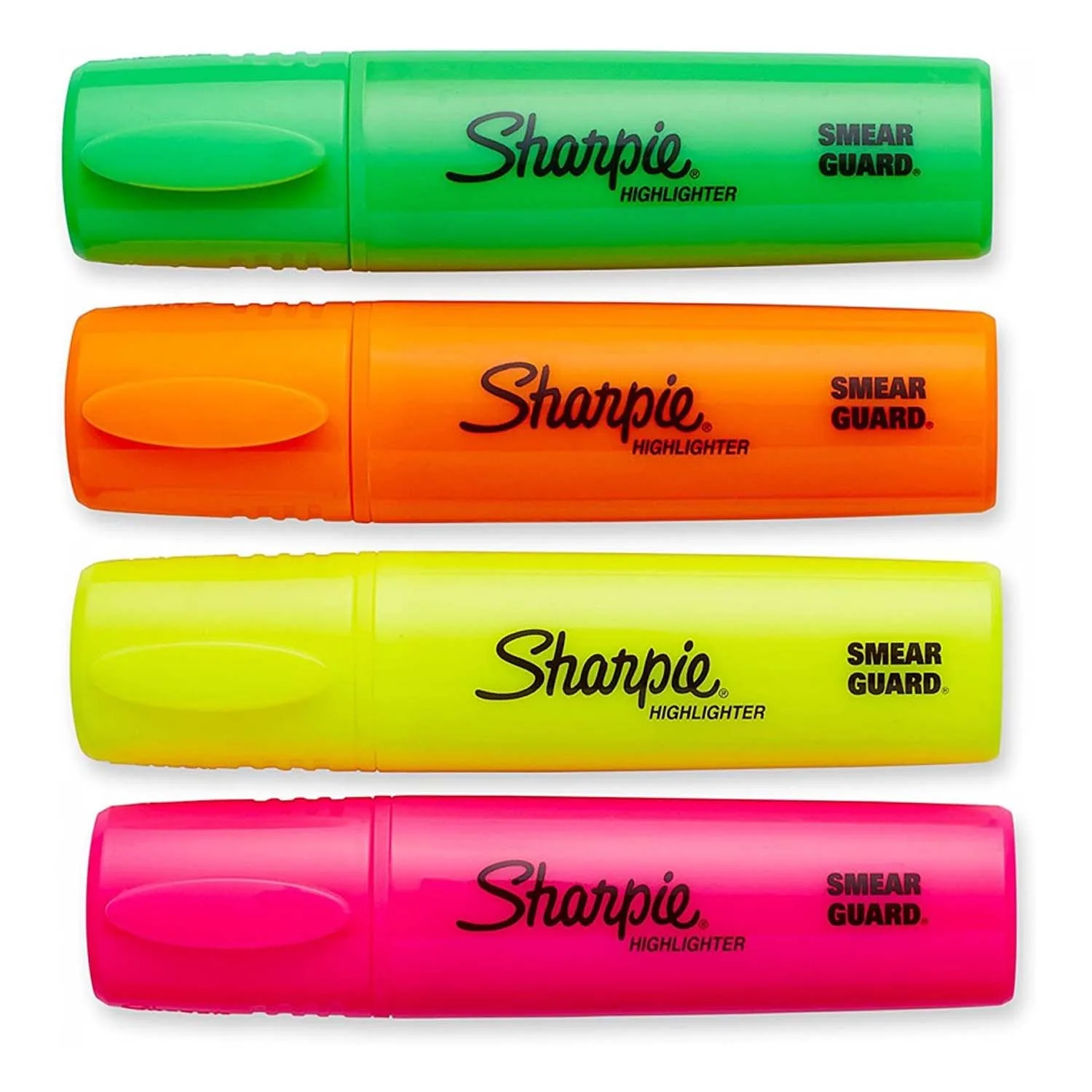 [1960327] Destacadores Sharpie Blade 4 Colores Surtidos (Amarillo Fluorescente)