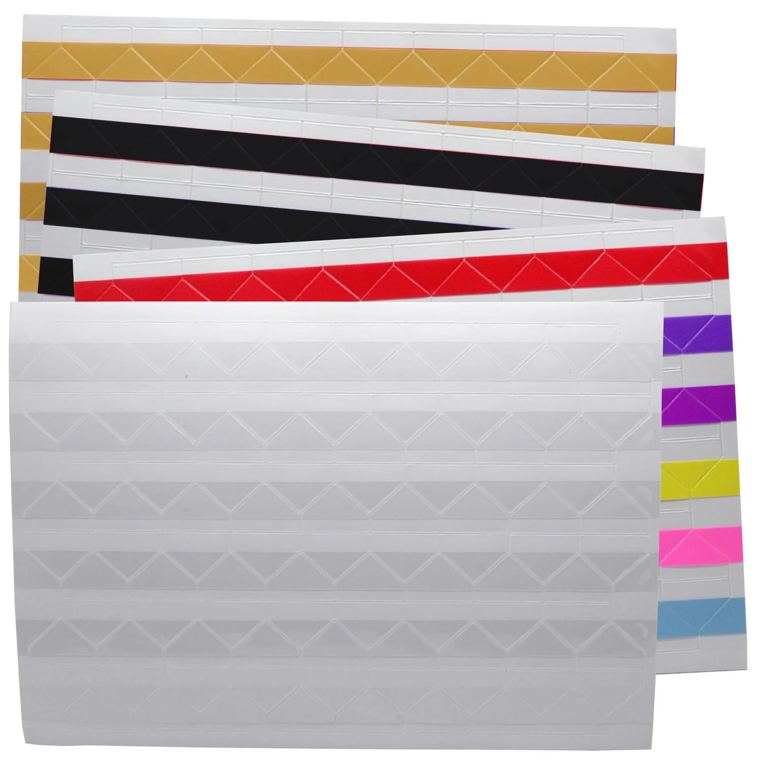 [ESFN01511102] Esquineros autoadhesivo para fotos 102 unid (Negro)