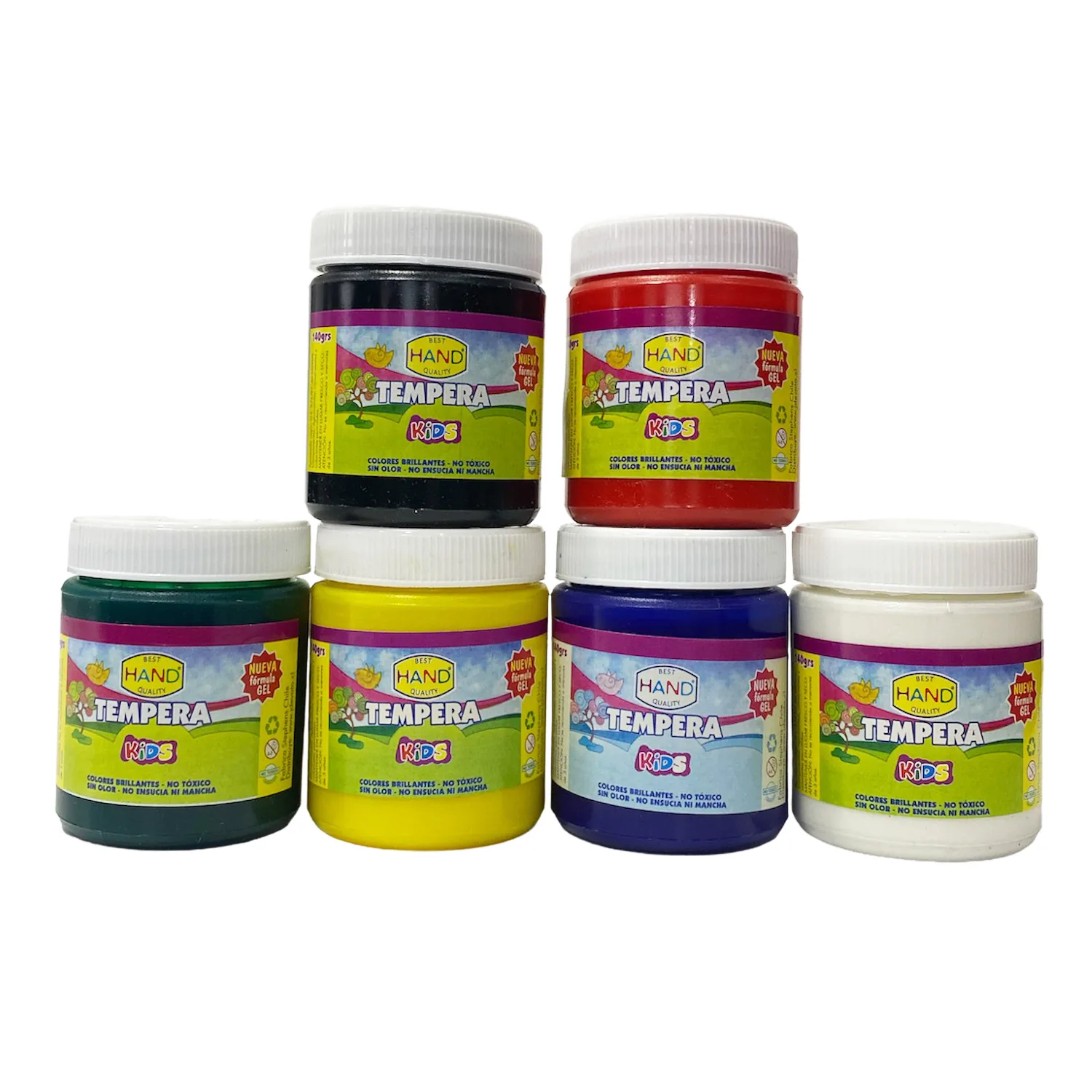 [#0162] Témperas escolares individuales 140gr H Kids (Rojo)