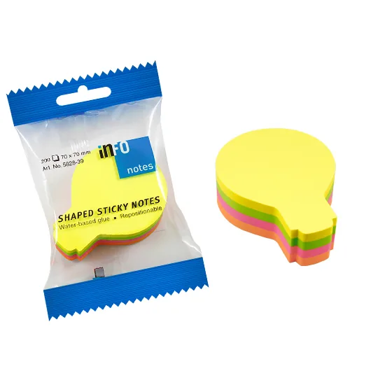 [#5823-39] Notas Adhesivas Info 67X68mm 4 Colores Neon (200hj)