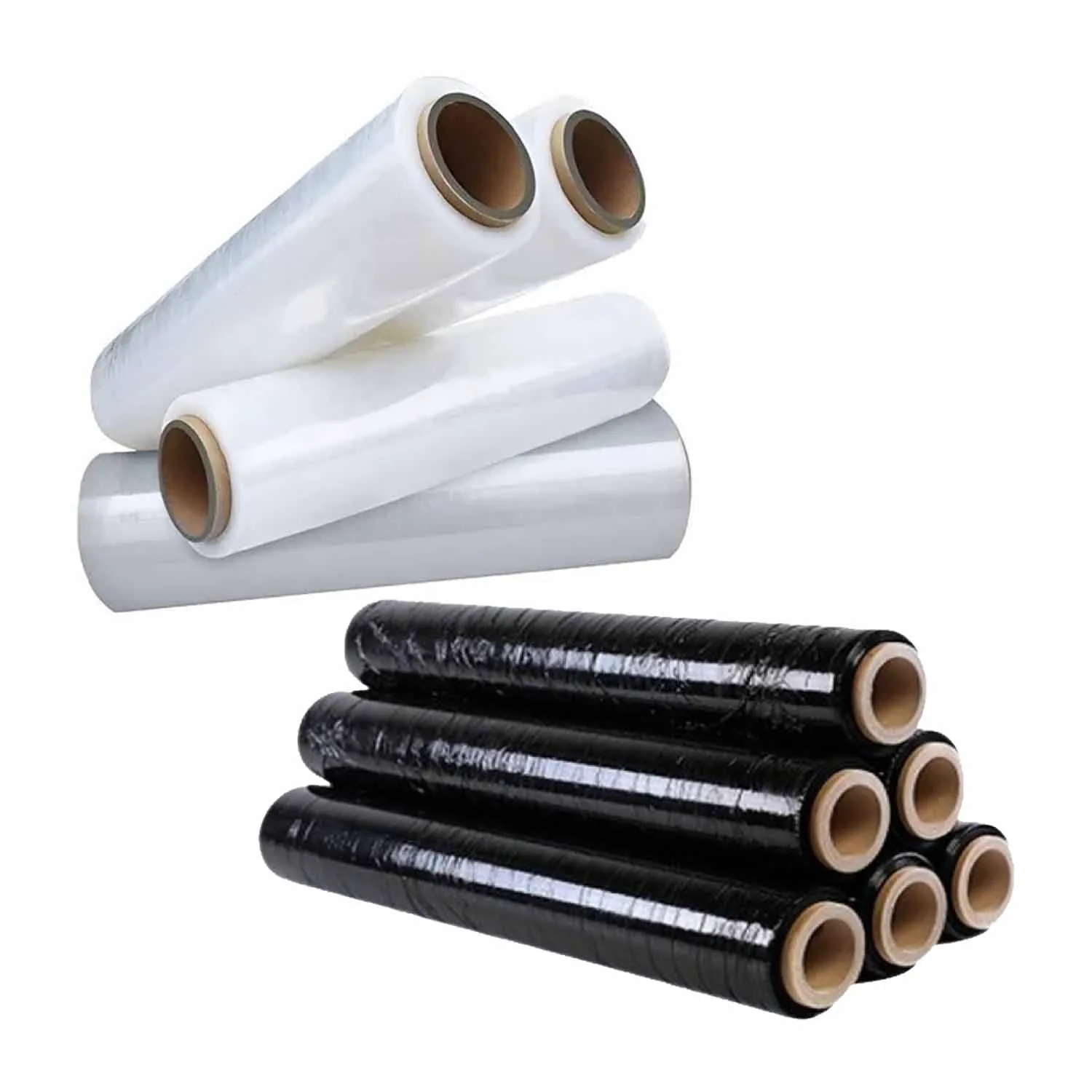 Rollos Film Stretch (Alusa Plast) Negro 220mt