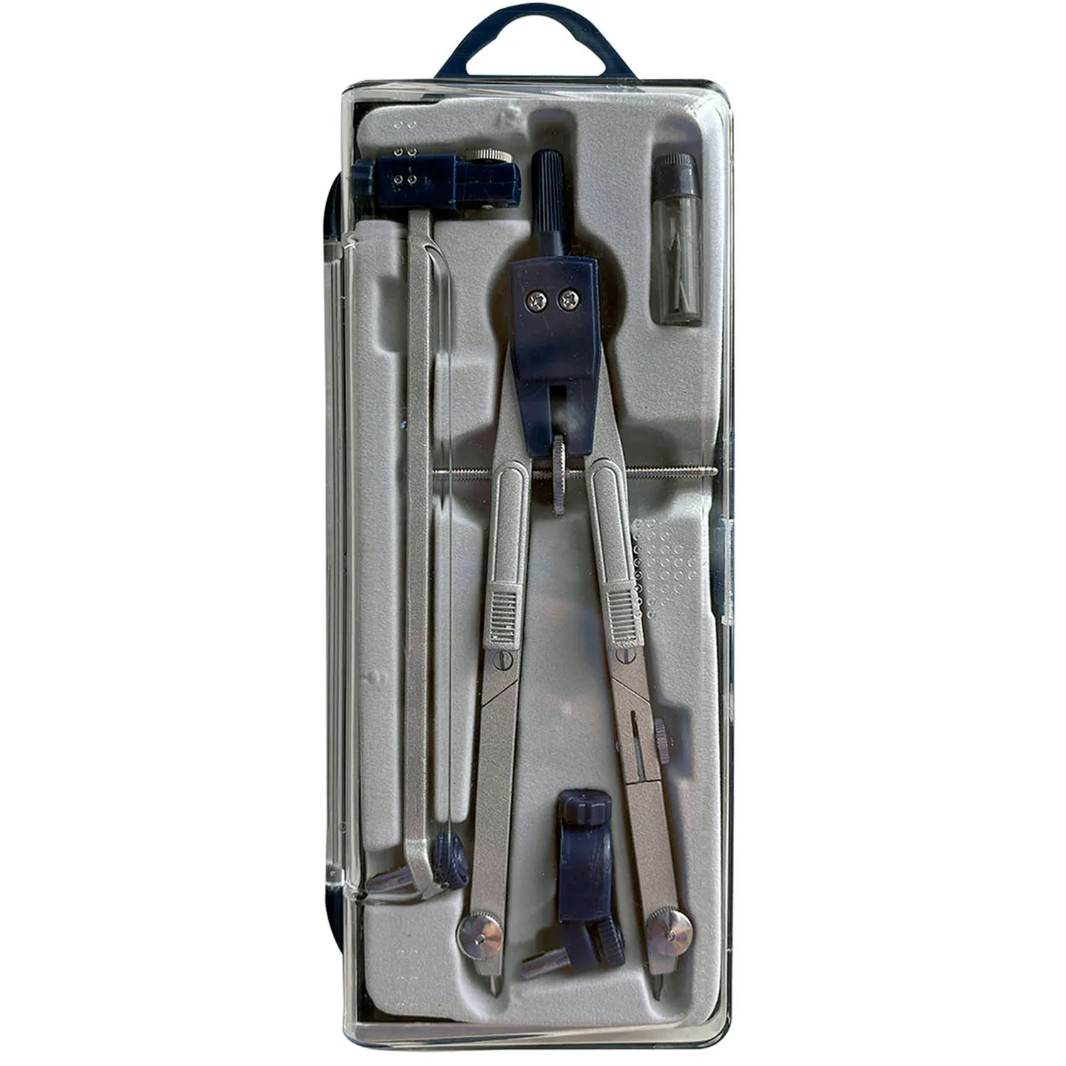 Compás de Precisión Metálico con Adaptador y Brazo Extensor